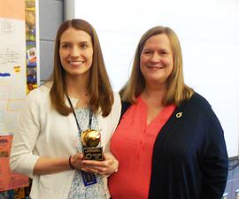 Willowbrook Middle School teacher is among five Golden Apple recipients