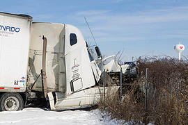 Trucker killed in accident with second semi on I-90