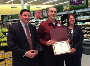 State of Illinois, Rep. Cabello recognize Walmart for contributions to Northern Illinois Food Bank