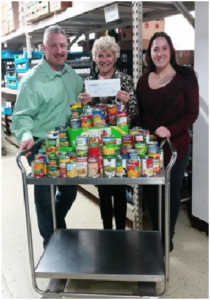 Belvidere/Boone County Food Pantry receives donation from Ground Effects LLC