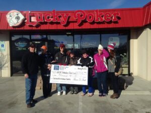 Lucky Poker donates to Belvidere Special Olympics