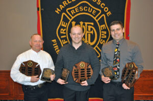 Harlem-Roscoe Fire personnel gather for trustees annual recognition award dinner