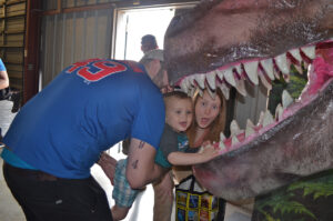 Dinosaurs invade Winnebago County Fairgrounds