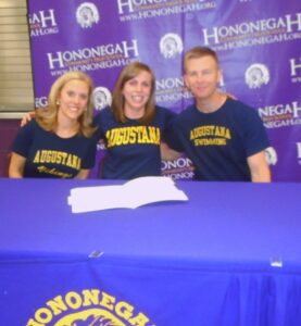 Hononegah athlete, honor student signs letter of intent to swim at Augustana