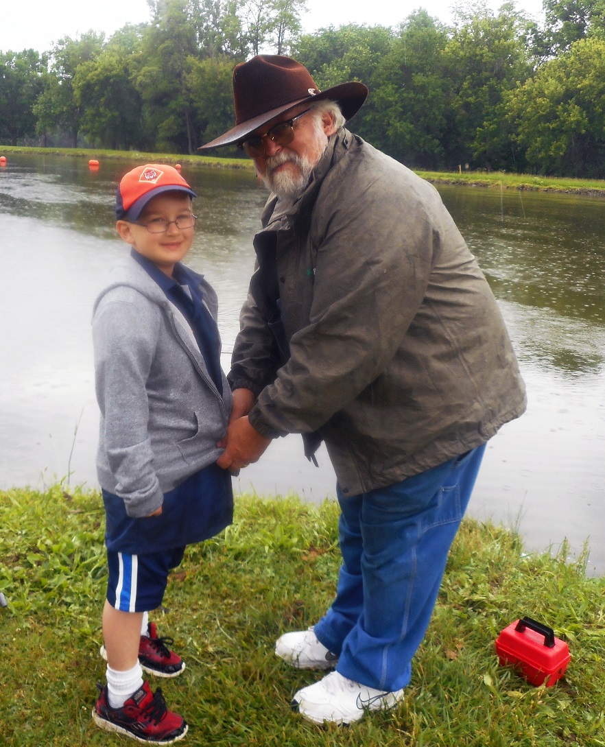 Boy Scouts/Girls Scouts Fishing tournament at the Race in Rockton