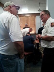 Fire department captain says goodbye after 30 years