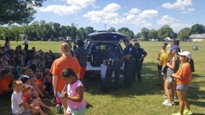 Police promote community relations with kids in Wantz Park
