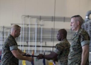 Former Belvidere High School student becomes Sergeant Major in Marine Corps