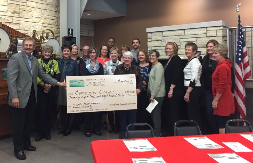 Boone County Community Foundation presents $88,850 in grant funding