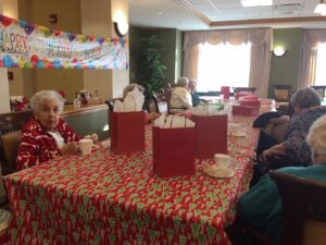 December birthday party helps Heritage Woods residents ring in holiday season