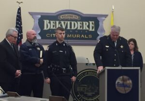 Community welcomes new officer to Belvidere Police Department