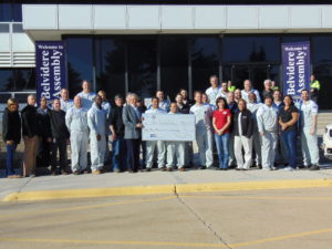 Fiat Chrysler/UAW presents check to United Way of Rock River Valley