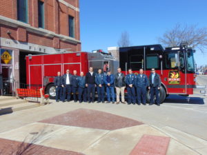 The Belvidere Fire Dept. puts a new fire engine into service