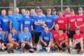 COURTESY PHOTO Belvidere Daily Republican
	The Belvidere Police and Fire Departments took their friendly rivalry to the softball field at Belvidere High School for a closely determined win.