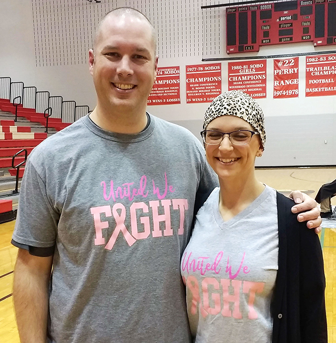 South Beloit teachers ‘Brave the Shave’ to help fellow faculty member fight cancer