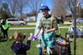 ANNE EICKSTADT PHOTOS Belvidere Republican
	Benny Benderson of Dabadooya pleases children with balloon critters and things at the B1 Assembly of God Easter Egg Hunt.