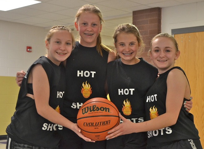 The Hot Shots took 1st Place in the 7th and 8th Grade Girl’s Division