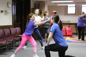 Self-defense class is held at the library