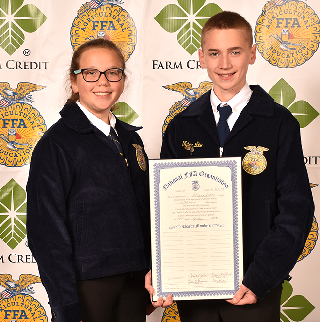 Durand FFA honored at State Convention