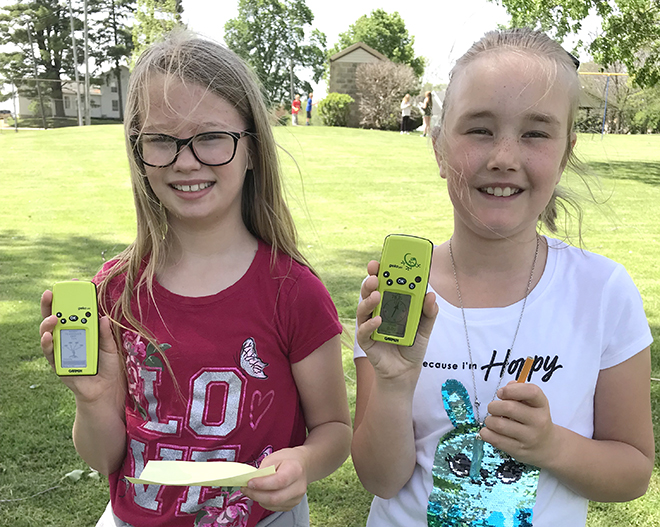 4th Graders First to Complete GPS Scavenger Hunt