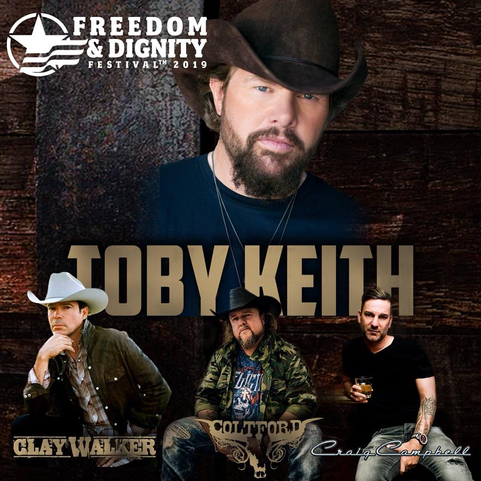Tickets going fast for Toby Keith benefit for Café Liberty