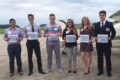 SUBMITTED PHOTO Belvidere Republican
	The Poplar Grove Vintage Wings & Wheels scholarship recipients proudly display their certificates.