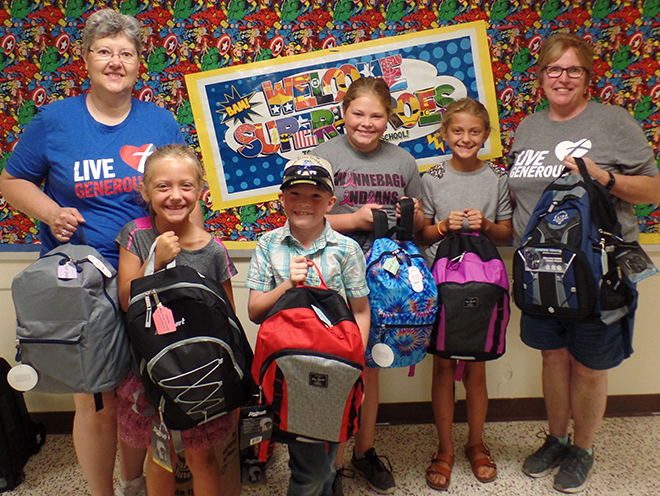 St. John’s provides school supplies to students