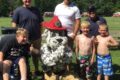 COURTESY PHOTO Belvidere Republican
	BFD Firefighters take Sparky to MDA Camp to visit with the kids.