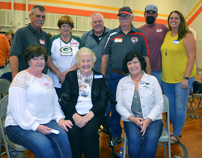 Former students and faculty gather for a Seward School reunion