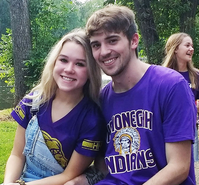 2019 Hononegah Homecoming King and Queen