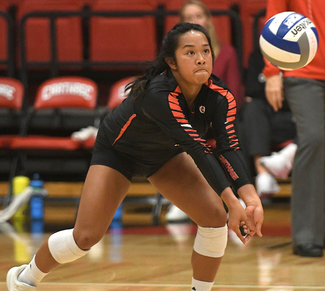 Rockford’s Laura De Rosales was named CCIW Volleyball Defensive Player of the Week