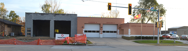 Expansion of Loves Park Fire Station #2 moving along