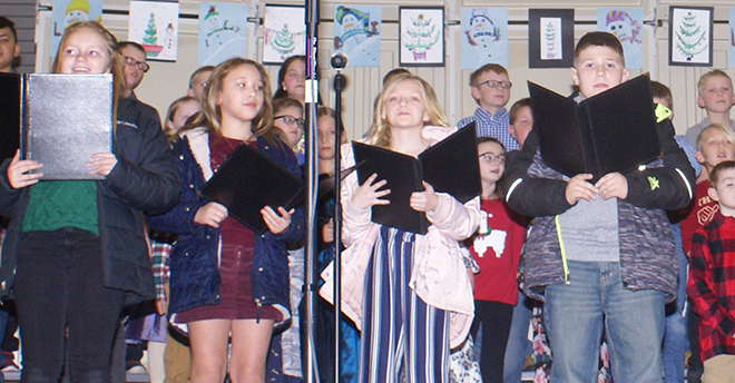 Pec 4th Graders Give Concert