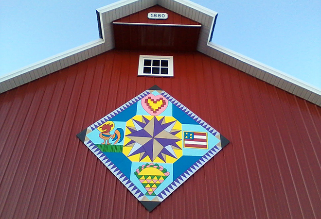Barn flag honors family, friends, history