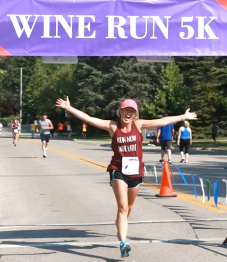 Enjoy a Virtual Wine 5k Run/Walk, support cancer warriors