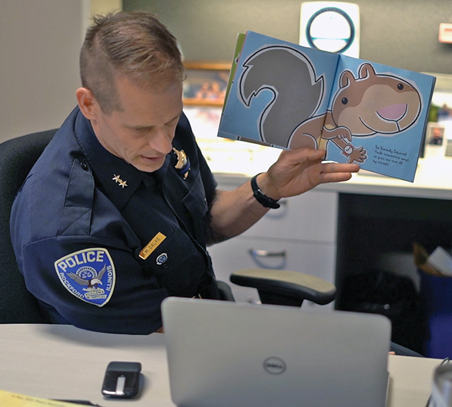 Rockford Police Department’s “Badges and Books”
