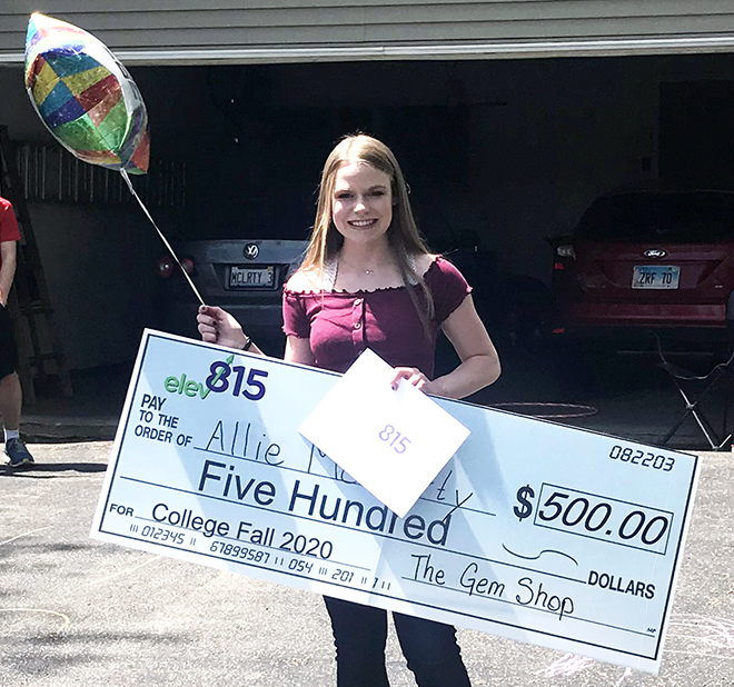 Elev815 delivers 10 scholarships to Hononegah grads