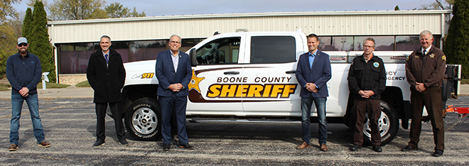 Enbridge donates truck to Boone County Sheriff’s Dept.