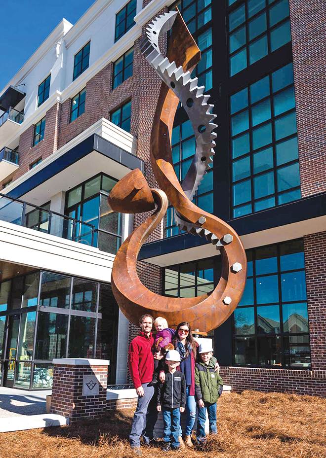 ‘The Outpouring.’ created by local sculptor Salem Barker finds a home in Alabama