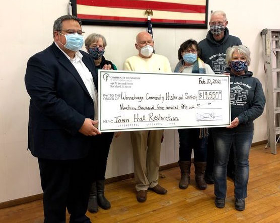 Winnebago Community Historical Society receives grant award