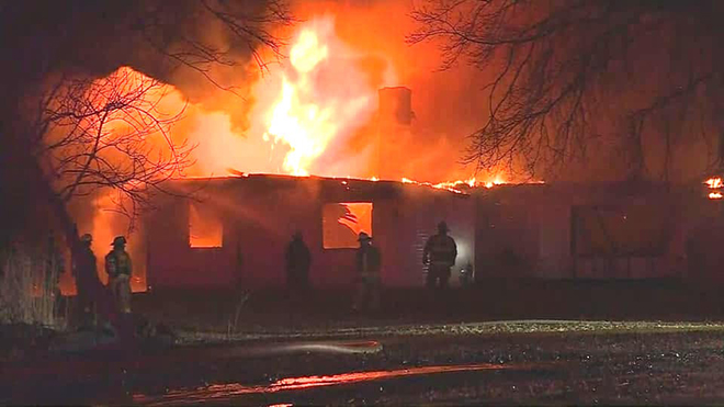 Multiple dogs rescued from Winnebago home fire