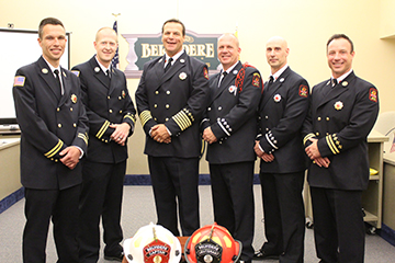 Double promotions for the Belvidere Fire Dept.