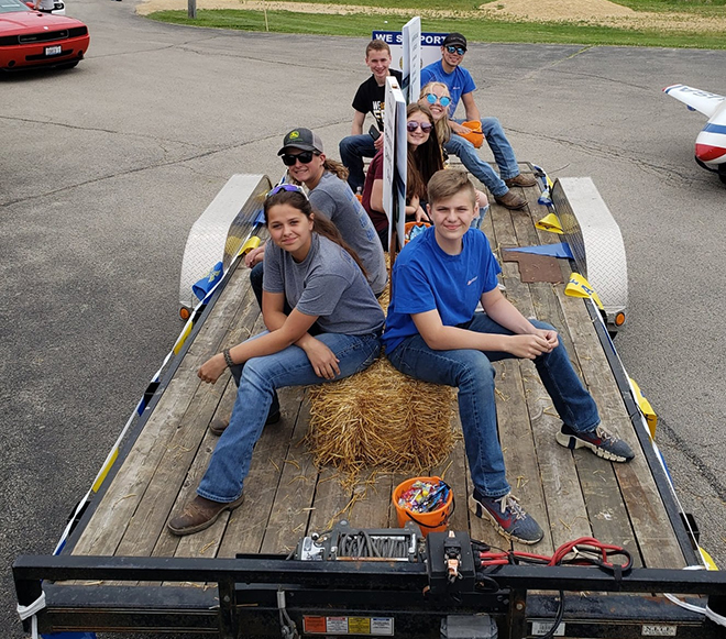 Durand FFA members rode in the Pecatonica Memorial Day Parade on May 31.