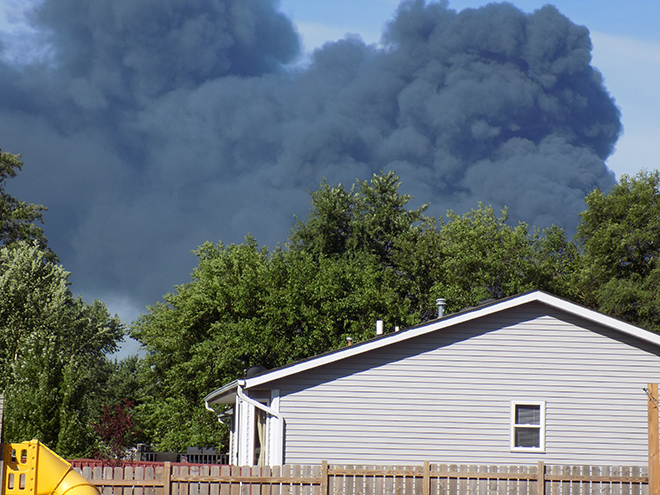 Chemtool plant in Rockton burns, send black smoke for miles