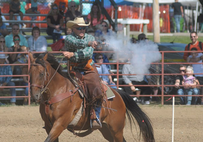Cowboy Mounted Shooting competition returns to Fair