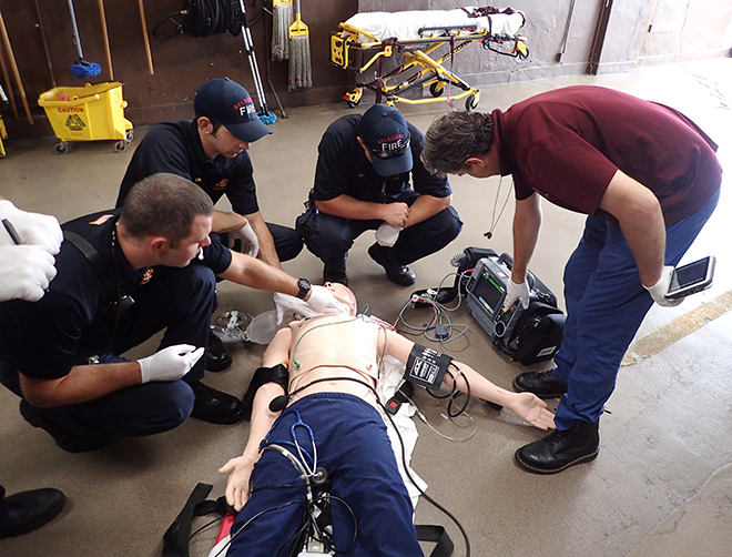 Belvidere firefighters/paramedics receive specialized medical training