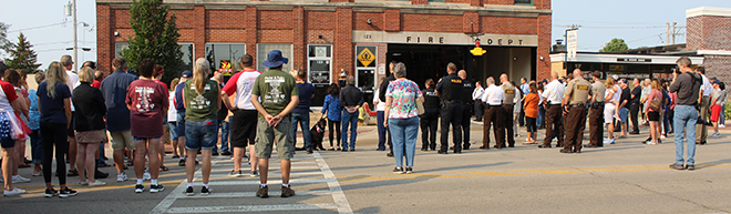 9/11 Memorial Ceremony at Belvidere Fire Dept. larger than ever