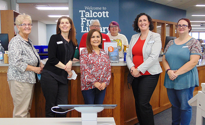 Talcott Free Library celebrates reopening