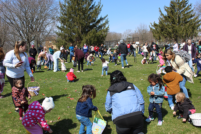 IOU Club Easter Egg Hunt is a rousing success