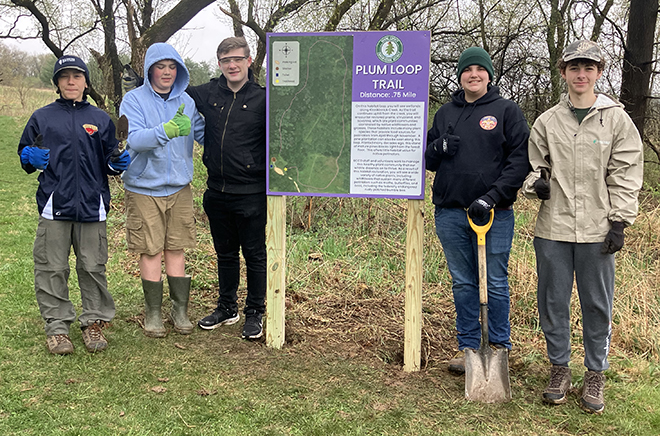 Eagle Scout project benefits Boone County Conservation District